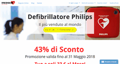 Desktop Screenshot of defibrillatori-online.com